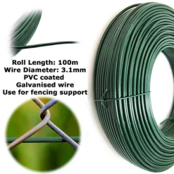 100m PVC Coated Galvanised Steel Tension Line 7 100m PVC Coated Galvanised Steel Tension Line -Draper Tool Shop 100m pvc coated galvanised steel tension line5060164218258 03c MP