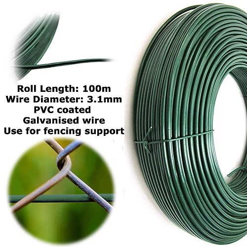 100m PVC Coated Galvanised Steel Tension Line 5 100m PVC Coated Galvanised Steel Tension Line - Image 3