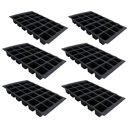 24 Cell Plant Trays Bedding Plant Pack Plastic Inserts Seed Tray Pots 18 Trays 3 24 Cell Plant Trays Bedding Plant Pack Plastic Inserts Seed Tray Pots 18 Trays