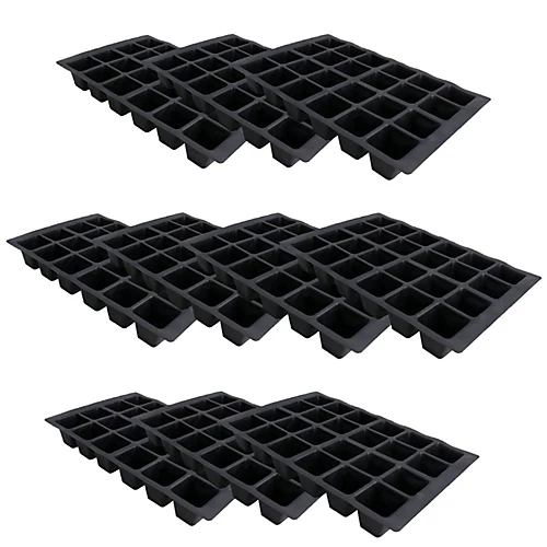 24 Cell Plant Trays Bedding Plant Pack Plastic Inserts Seed Tray Pots 30 Trays 3 24 Cell Plant Trays Bedding Plant Pack Plastic Inserts Seed Tray Pots 30 Trays