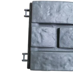 3 X 17cm 4 Piece Grey Brick Effect Garden Edging Decorative Boarder -Draper Tool Shop 3 x 17cm 4 piece grey brick effect garden edging decorative boarder5056589109370 04c MP