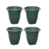 4 X 45cm Green Colour Round Bell Plant Pot Flower Planter Plastic -Draper Tool Shop 4 x 45cm green colour round bell plant pot flower planter plastic2300001970462 01c MP