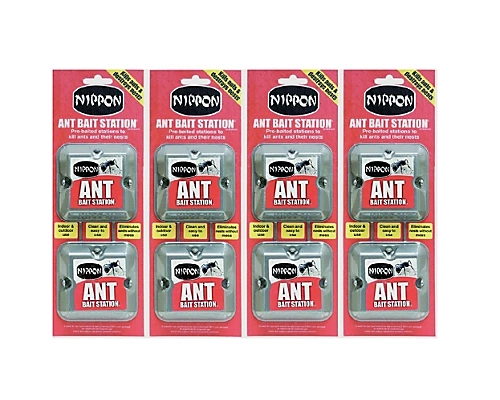 4 X Nippon Ant Nest Bait Station Twin Pack Ant Nest Killer Liquid Insecticide Bait 3 4 X Nippon Ant Nest Bait Station Twin Pack Ant Nest Killer Liquid Insecticide Bait