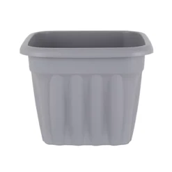 4 X Wham Vista 40cm Square Recycled Plastic Planter Upcycle Grey -Draper Tool Shop 4 x wham vista 40cm square recycled plastic planter upcycle grey5057604465501 03c MP