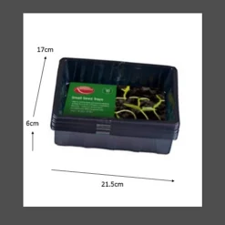 40 Small Seed Trays Half Size Plastic Seeding Starter Tray Reusable 21.5 X 17cm -Draper Tool Shop 40 small seed trays half size plastic seeding starter tray reusable 21 5 x 17cm2200004345192 03c MP