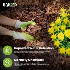 60L Mini Wood Bark Chippings Soft Mulch Garden Landscaping Play Area Woodchip -Draper Tool Shop 60l mini wood bark chippings soft mulch garden landscaping play area woodchip5055521177019 03c MP