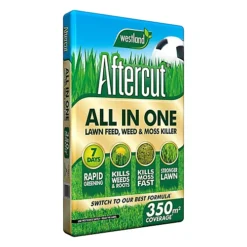 Westland Aftercut All In One Lawn Feed, Weed And Mosskiller 350m2 Bag