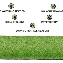 Artificial Grass 1x4m Garden Outdoor Green Fake Lawn Astro Turf 20mm Pile Thick -Draper Tool Shop artificial grass 1x4m garden outdoor green fake lawn astro turf 20mm pile thick5060435210066 03c MP