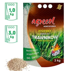 AUTUMN FERTILIZER, GRANULATED FOR LAWN, WITHOUT NITROGEN - 3 KG - HORTIFOSKA