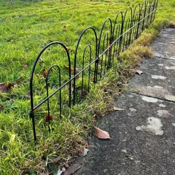 Bar Bow Top Design Steel Garden Lawn Edging (45cm X 41cm) - 5 Panels -Draper Tool Shop bar bow top design steel garden lawn edging 45cm x 41cm 5 panels5055031309993 04c MP