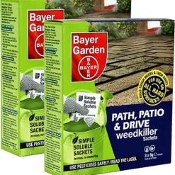 Bayer Garden Path, Patio & Drive Weed Killer (3 X 8g Sachets) Twinpack