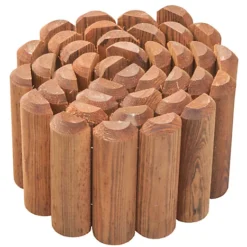 Blooma Bakassi Pine Edging Roll (H)15cm (L)1.8m