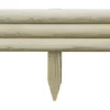 Blooma Gydan Pine Horizontal Log Edging (H)20cm (L)1m
