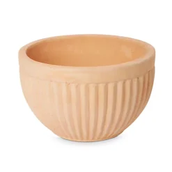 Blooma Mali White Washed Terracotta Circular Plant Pot (Dia)40cm