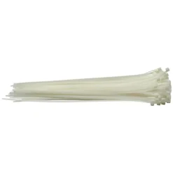 Draper Cable Ties, 4.8 X 300mm, White (Pack Of 100) (70399)