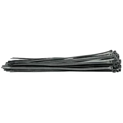 Draper Cable Ties, 7.6 X 400mm, Black (Pack Of 100) (70403)