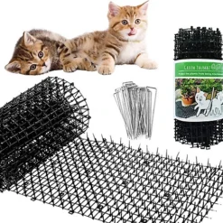 Cat Spikes And Cat Scat Mat For Cat Deterrent And Anti Cat Mat (2M X 30cm Roll)