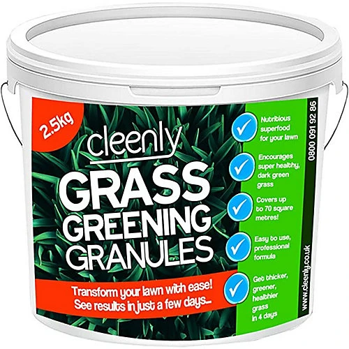 Cleenly Grass Greening Granules Lawn Fertiliser - Superfood To Make Grass Greener, Stronger & Healthier 2.5kg 3 Cleenly Grass Greening Granules Lawn Fertiliser - Superfood To Make Grass Greener, Stronger & Healthier 2.5kg
