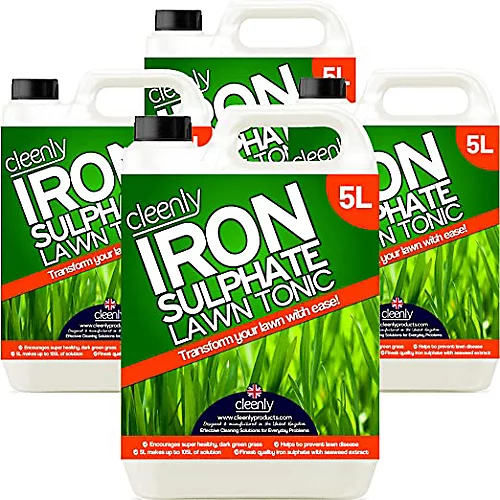 Cleenly Iron Sulphate Lawn Tonic Liquid - Transforms Lawns, Hardens Turf And Greens Grass 20L 3 Cleenly Iron Sulphate Lawn Tonic Liquid - Transforms Lawns, Hardens Turf And Greens Grass 20L