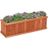 Costway Wooden Raised Garden Bed Outdoor Planter Box For Herbs Vegetables Flowers -Draper Tool Shop costway wooden raised garden bed outdoor planter box for herbs vegetables flowers6085650607148 01c MP