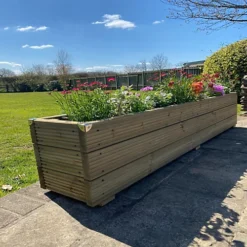 Deluxe Decking Planter 1.8m L X 0.3m W X 4 Boards High