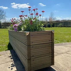 Deluxe Decking Planter 2.4m L X 0.3m W X 3 Boards High -Draper Tool Shop deluxe decking planter 2 4m l x 0 3m w x 3 boards high5056633120221 02c MP