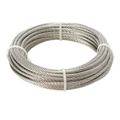 Diall Stainless Steel Cable, (L)10m (Dia)3.5mm