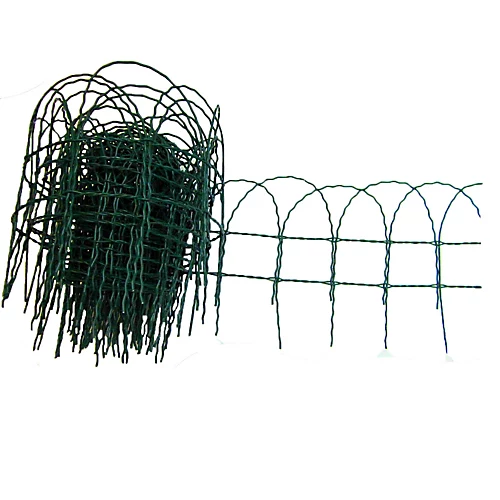 Easigear 10m PVC Lawn Boarder Fence 0.25m High 3 Easigear 10m PVC Lawn Boarder Fence 0.25m High