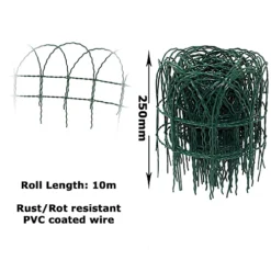 Easigear 10m PVC Lawn Boarder Fence 0.25m High 7 Easigear 10m PVC Lawn Boarder Fence 0.25m High -Draper Tool Shop easigear 10m pvc lawn boarder fence 0 25m high5060164217114 02c MP