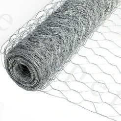 Easipet Galvanised Chicken Wire/Mesh Electro Galvanised 50mm X 90cm X 50m (22g)