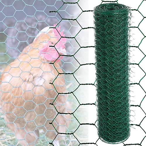 Easipet PVC Coated Mesh Green Chicken Rabbit Wire / Fencing Garden 50mm X 60cm X 25m 5 Easipet PVC Coated Mesh Green Chicken Rabbit Wire / Fencing Garden 50mm X 60cm X 25m - Image 3