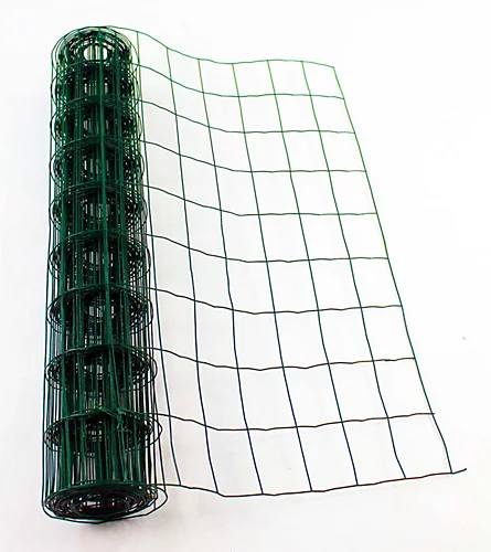 Easipet PVC Coated Wire Mesh Fencing Green Galvanised Garden Fence 120cm X 10m 5 Easipet PVC Coated Wire Mesh Fencing Green Galvanised Garden Fence 120cm X 10m - Image 3