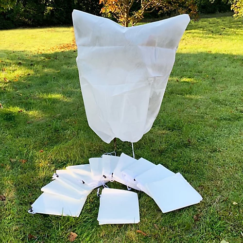 Fleece Plant Frost Protection Jacket Covers (Set Of 12) 3 Fleece Plant Frost Protection Jacket Covers (Set Of 12)