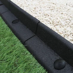 Flexible Lawn Edging Garden Border Grass Pathways Plot Flowerbed Raised Borders Rubber Artificial Grass Black Pack Of 4x1.2m -Draper Tool Shop flexible lawn edging garden border grass pathways plot flowerbed raised borders rubber artificial grass black pack of 4x1 2m5055986136392 03c MP