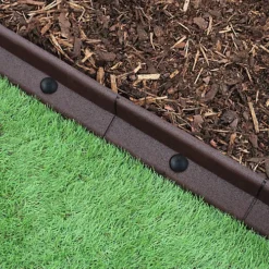 Flexible Lawn Edging Garden Border Grass Pathways Plot Flowerbed Raised Borders Rubber Artificial Grass Brown Pack Of 4x1.2m -Draper Tool Shop flexible lawn edging garden border grass pathways plot flowerbed raised borders rubber artificial grass brown pack of 4x1 2m5055986136415 03c MP