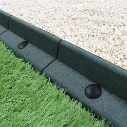 Flexible Lawn Edging Garden Border Grass Pathways Plot Flowerbed Raised Borders Rubber Artificial Grass Green Pack Of 4x1.2m -Draper Tool Shop flexible lawn edging garden border grass pathways plot flowerbed raised borders rubber artificial grass green pack of 4x1 2m5055986136477 03c MP