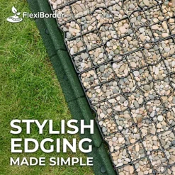 FlexiBorder Green 2 X 1m Flexible Garden Edging For Garden Borders - Lawn Edging For Pathways And Landscaping 7 FlexiBorder Green 2 X 1m Flexible Garden Edging For Garden Borders - Lawn Edging For Pathways And Landscaping -Draper Tool Shop flexiborder green 2 x 1m flexible garden edging for garden borders lawn edging for pathways and landscaping4260636690105 02c MP