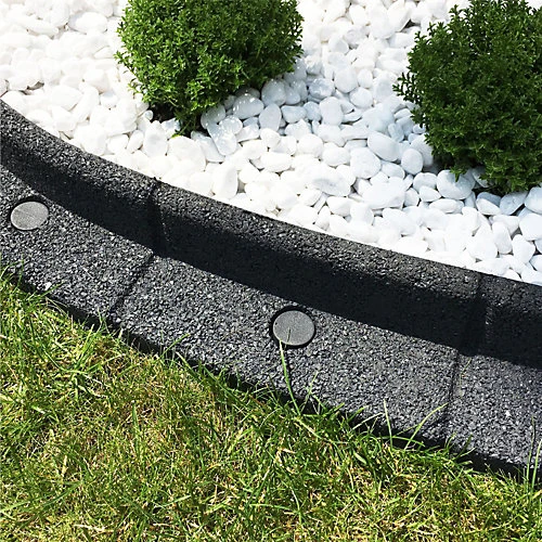 FlexiBorder Grey 6 X 1m Flexible Garden Edging For Garden Borders - Lawn Edging For Pathways And Landscaping 3 FlexiBorder Grey 6 X 1m Flexible Garden Edging For Garden Borders - Lawn Edging For Pathways And Landscaping