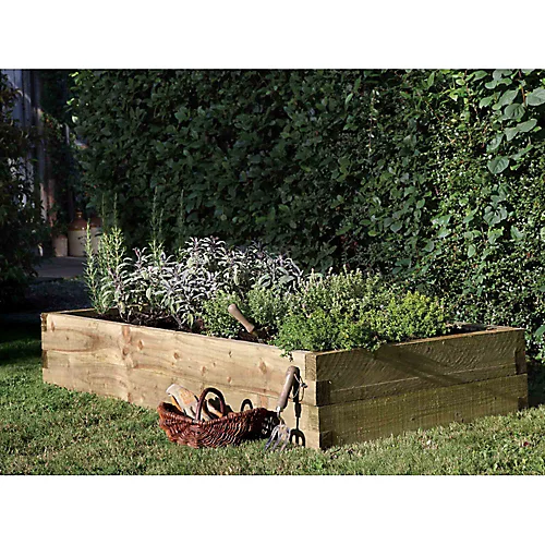 Forest Garden 28 X 180 X 90 Wood Raised Bed Kit 3 Forest Garden 28 X 180 X 90 Wood Raised Bed Kit