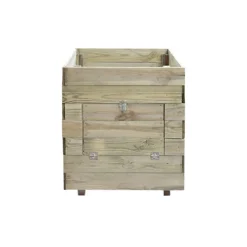 Forest Garden Potato Natural Timber Square Planter (H) 69.5cm X (W) 60cm -Draper Tool Shop forest garden potato natural timber square planter h 69 5cm x w 60cm5013053190449 02c