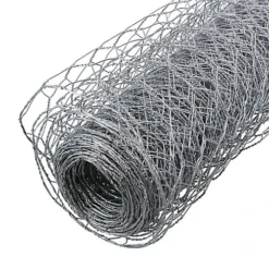Galvanised Wire Chicken Mesh Fencing Cages Fence 10m X 0.9m 25mm Hex 3pk -Draper Tool Shop galvanised wire chicken mesh fencing cages fence 10m x 0 9m 25mm hex 3pk5056316385510 02c MP