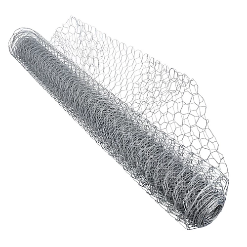 Galvanised Wire Chicken Mesh Fencing Cages Fence Pens 10m X 0.9m 25mm Hex 4 Galvanised Wire Chicken Mesh Fencing Cages Fence Pens 10m X 0.9m 25mm Hex - Image 2