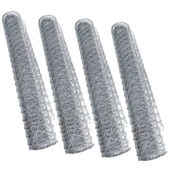 Galvanised Wire Netting Fencing Fence Chicken Mesh Net Cages 20m X 0.6m X 25mm