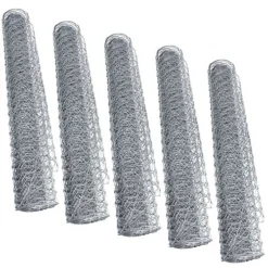 Galvanised Wire Netting Fencing Fence Chicken Mesh Net Cages 25m X 0.6m X 25mm