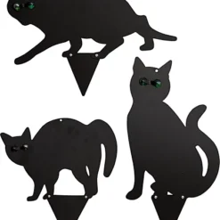 Garden Bird Cat Animal Small Mammal Life Size Scaring Device Reflective Deterant