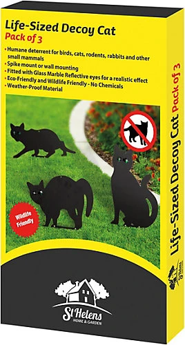 Garden Bird Cat Animal Small Mammal Life Size Scaring Device Reflective Deterant 4 Garden Bird Cat Animal Small Mammal Life Size Scaring Device Reflective Deterant - Image 2