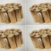 Garden Log Edging Rolls Lawn Border Edge (H)150mm (L)1.8m Set Of 4