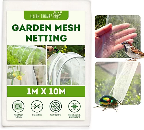 Garden Mesh Netting, Anti Bird Netting And Plant Netting Protection (1m X 10m) 3 Garden Mesh Netting, Anti Bird Netting And Plant Netting Protection (1m X 10m)