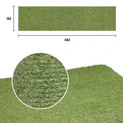 GardenKraft 26079 4m X 1m Dark Green Artificial Grass - 15mm Pile High -Draper Tool Shop gardenkraft 26079 4m x 1m dark green artificial grass 15mm pile high5025301260798 02c MP