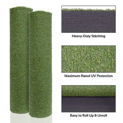 GardenKraft 26079 4m X 1m Dark Green Artificial Grass - 15mm Pile High -Draper Tool Shop gardenkraft 26079 4m x 1m dark green artificial grass 15mm pile high5025301260798 03c MP